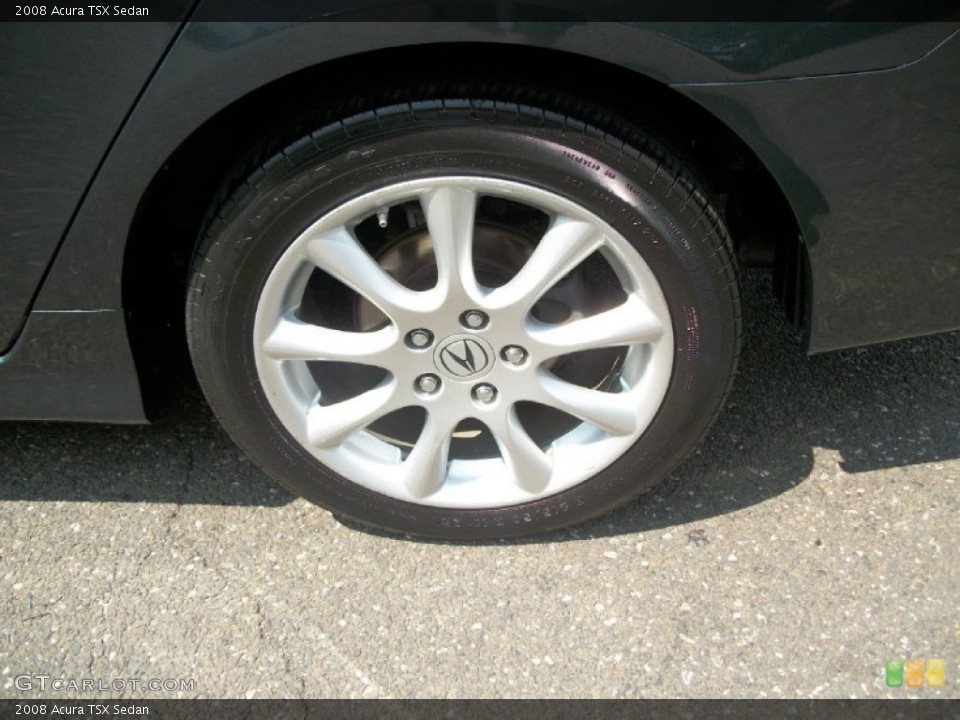 2008 Acura TSX Sedan Wheel and Tire Photo #53144799