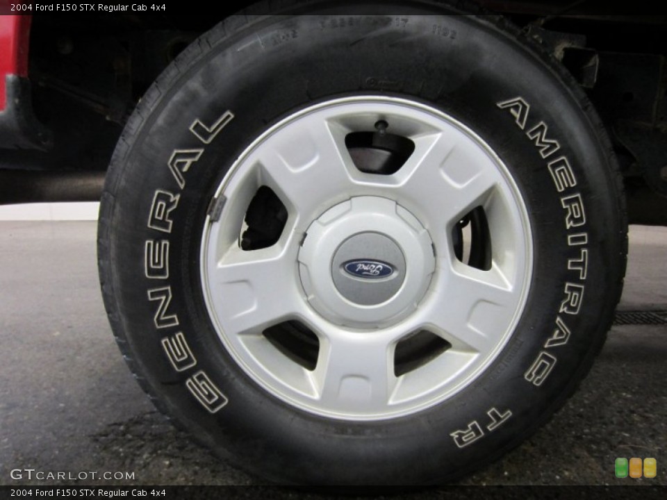 2004 Ford F150 STX Regular Cab 4x4 Wheel and Tire Photo #53151533