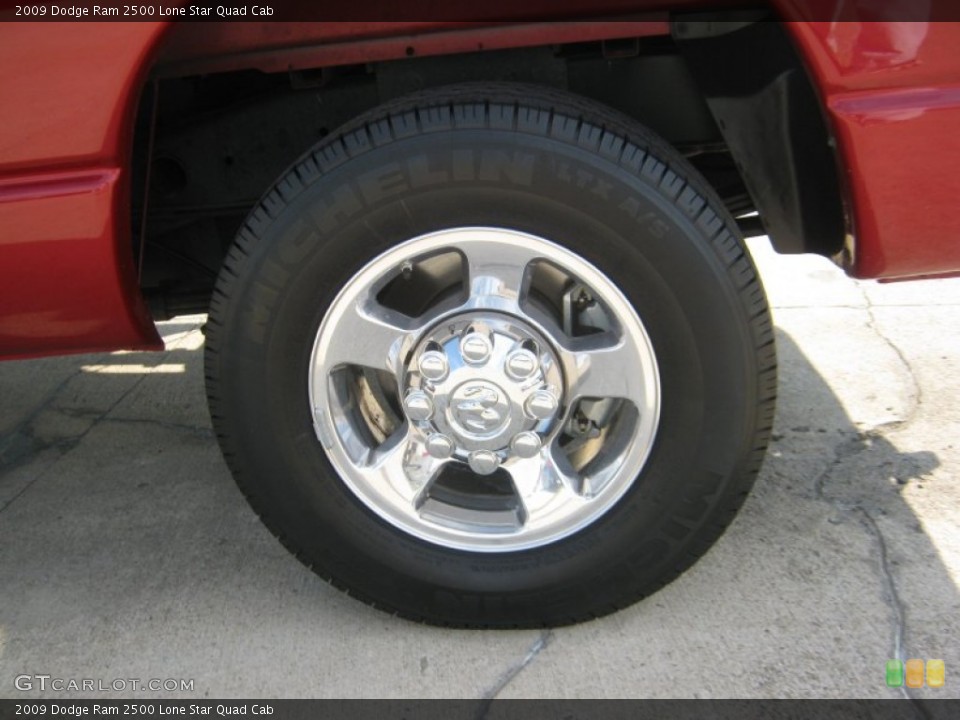 2009 Dodge Ram 2500 Lone Star Quad Cab Wheel and Tire Photo #53163341
