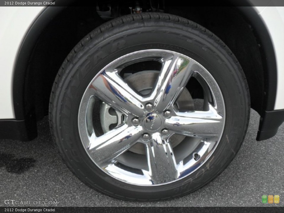 2012 Dodge Durango Citadel Wheel and Tire Photo #53165246