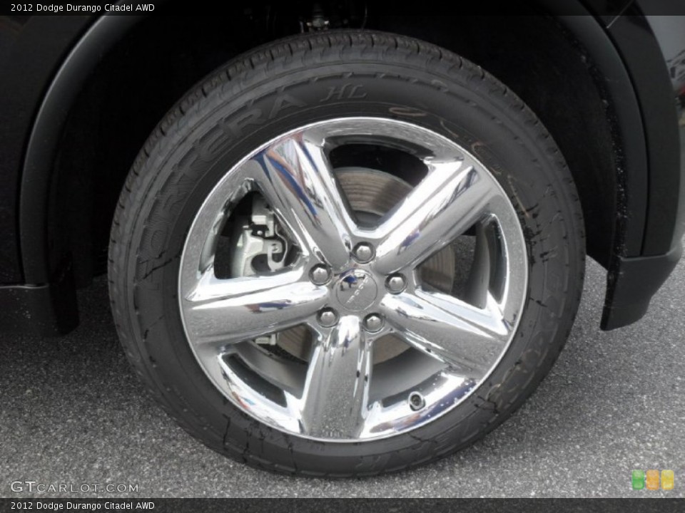 2012 Dodge Durango Citadel AWD Wheel and Tire Photo #53165357
