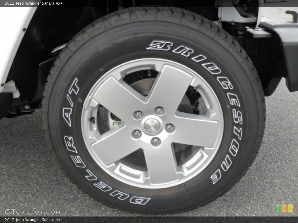 2012 Jeep Wrangler Sahara 4x4 Wheel and Tire Photo #53165450