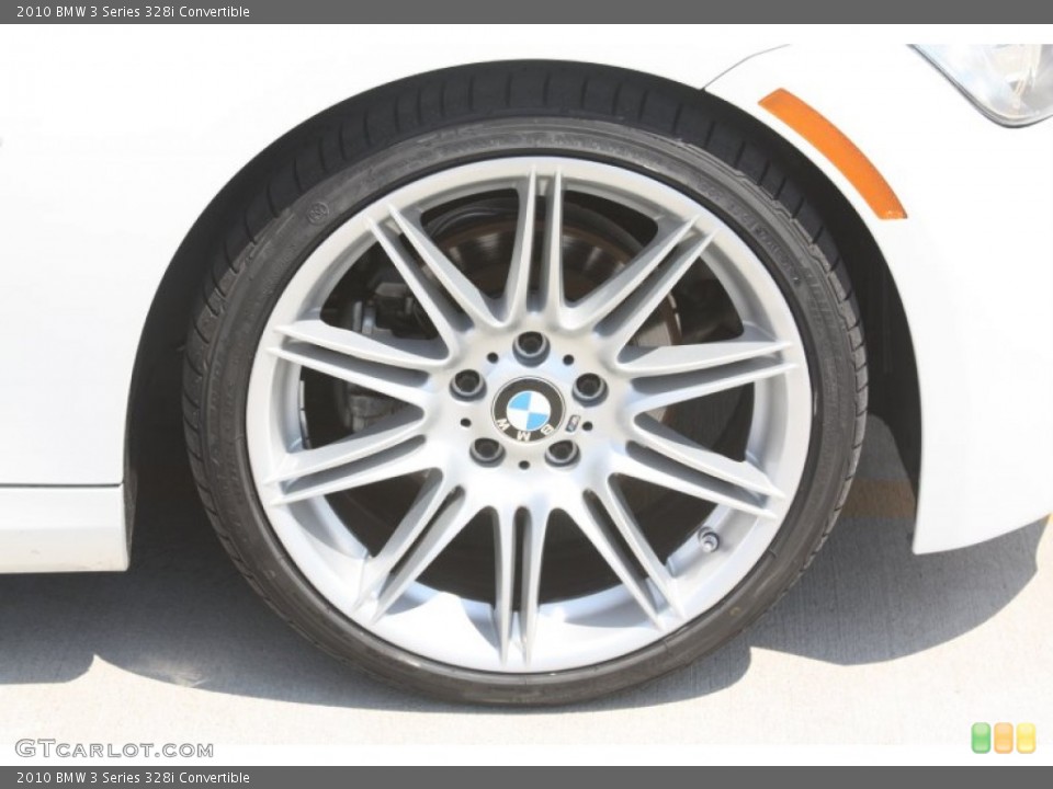 2010 BMW 3 Series 328i Convertible Wheel and Tire Photo #53168109