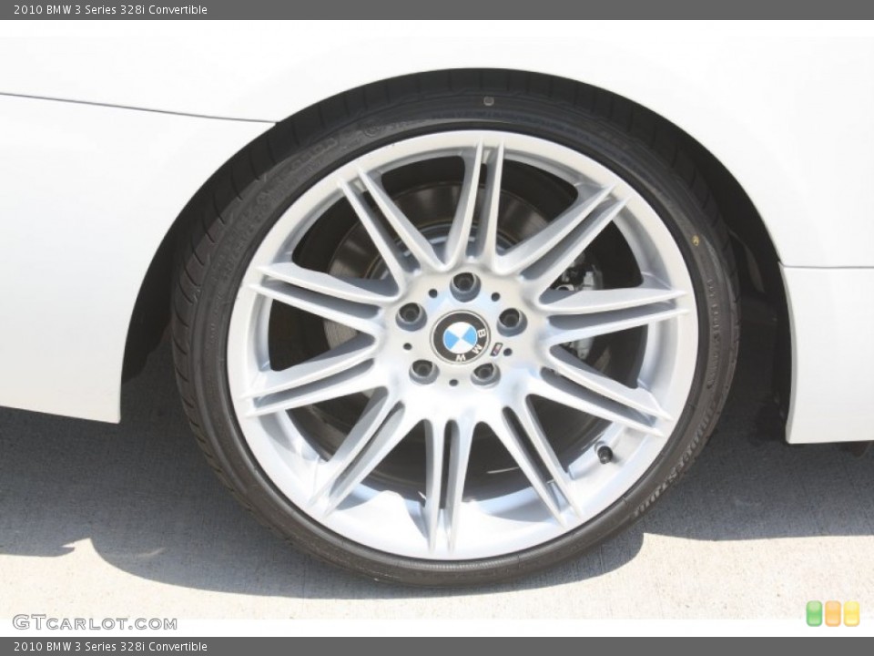 2010 BMW 3 Series 328i Convertible Wheel and Tire Photo #53168112