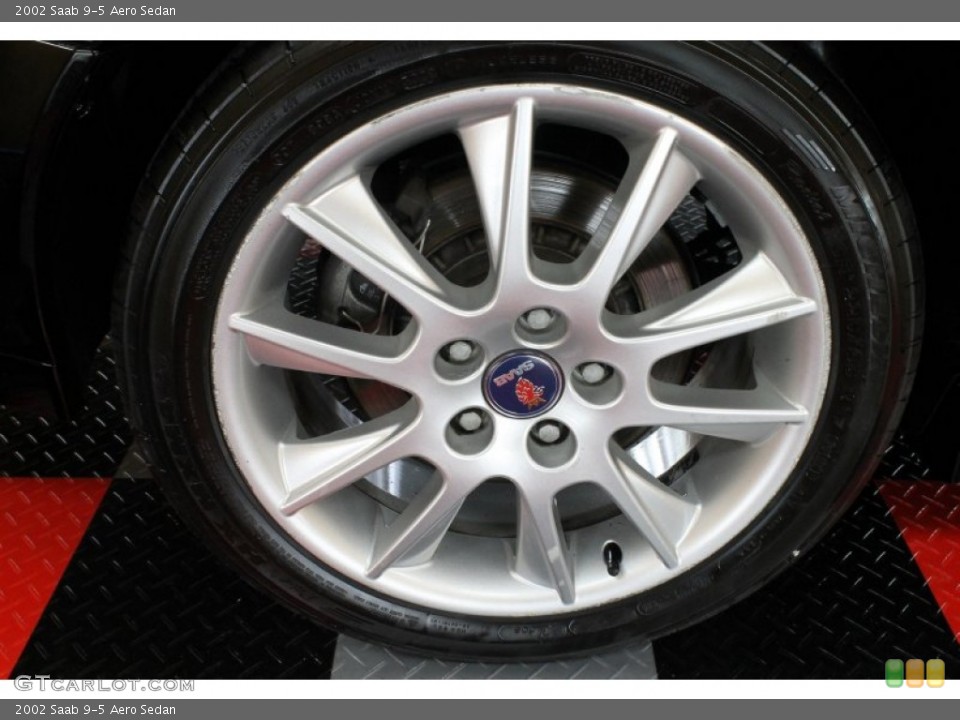 2002 Saab 9-5 Aero Sedan Wheel and Tire Photo #53171019