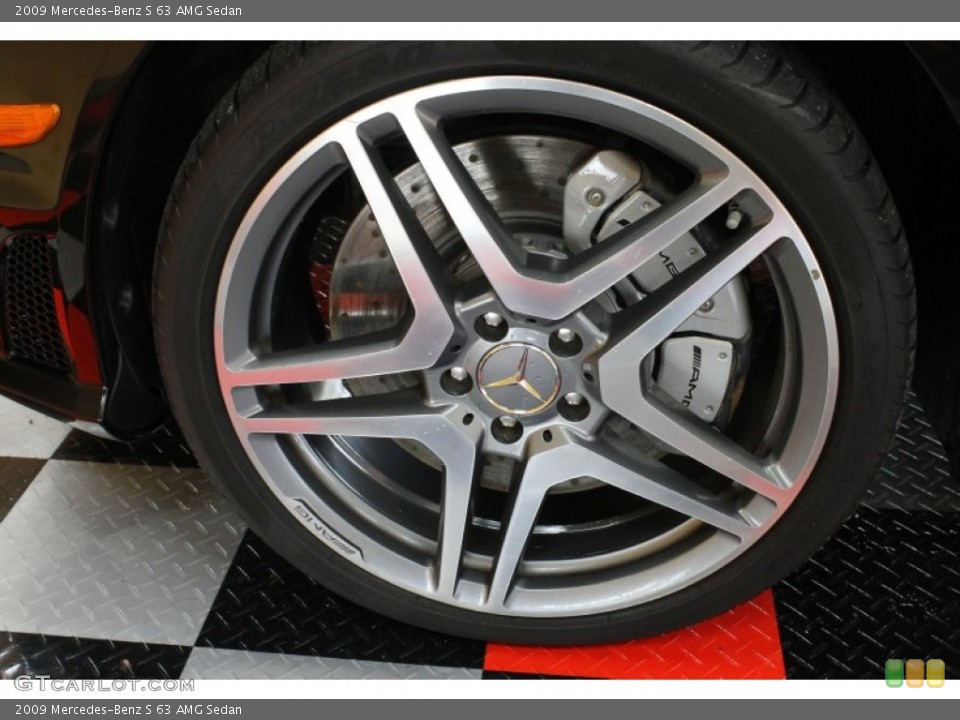 2009 Mercedes-Benz S 63 AMG Sedan Wheel and Tire Photo #53174969