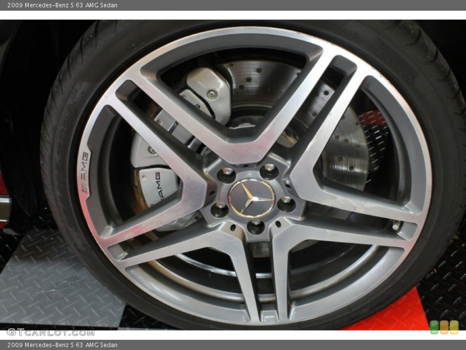 2009 Mercedes-Benz S 63 AMG Sedan Wheel and Tire Photo #53175020