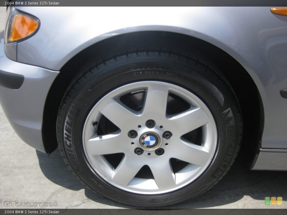 2004 BMW 3 Series 325i Sedan Wheel and Tire Photo #53185022