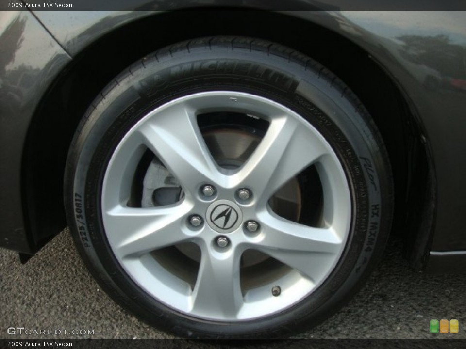 2009 Acura TSX Sedan Wheel and Tire Photo #53186636