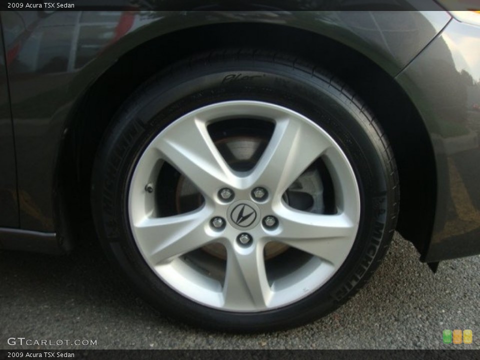 2009 Acura TSX Sedan Wheel and Tire Photo #53186651