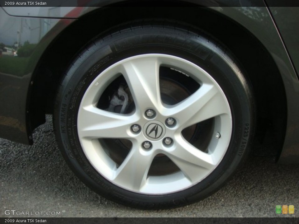 2009 Acura TSX Sedan Wheel and Tire Photo #53186681
