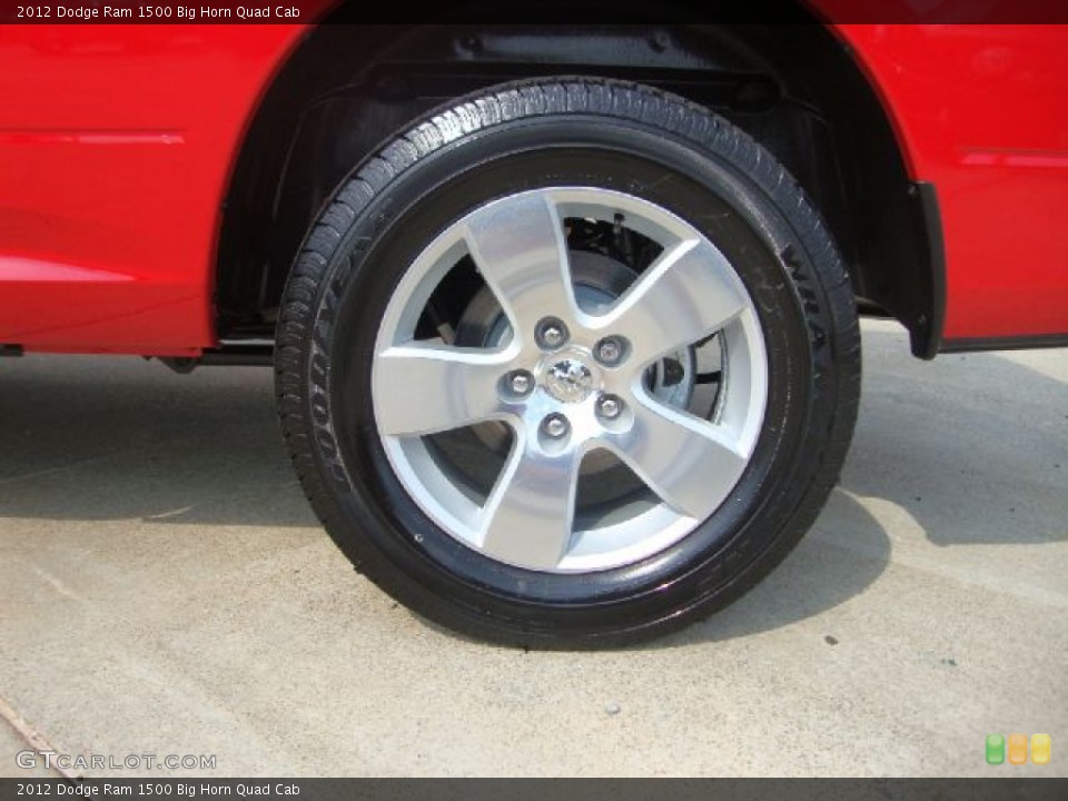 2012 Dodge Ram 1500 Big Horn Quad Cab Wheel and Tire Photo #53194553