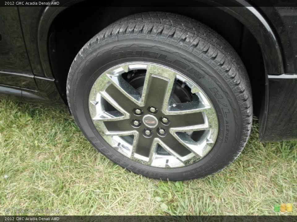 2012 GMC Acadia Denali AWD Wheel and Tire Photo #53204033