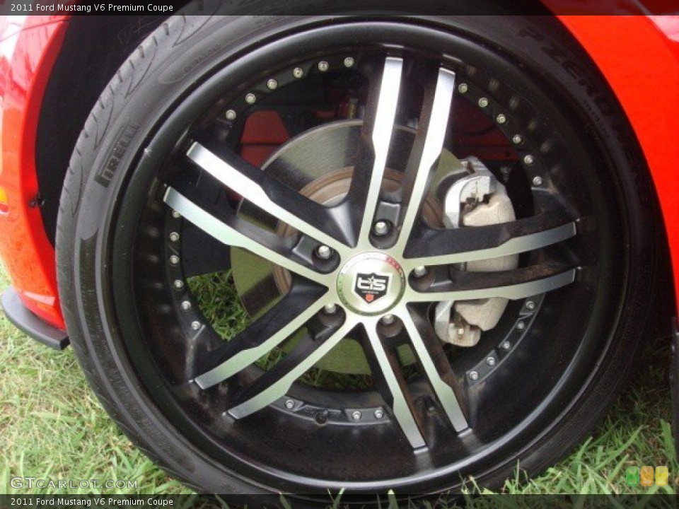 2011 Ford Mustang Custom Wheel and Tire Photo #53205908