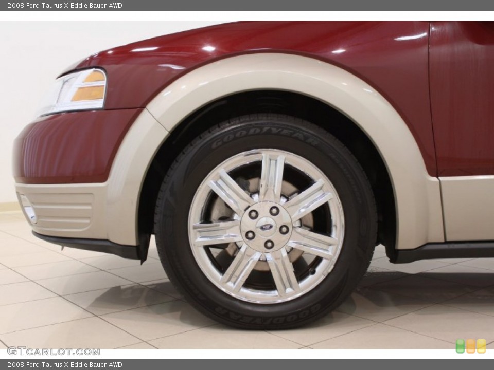 2008 Ford Taurus X Eddie Bauer AWD Wheel and Tire Photo #53209817