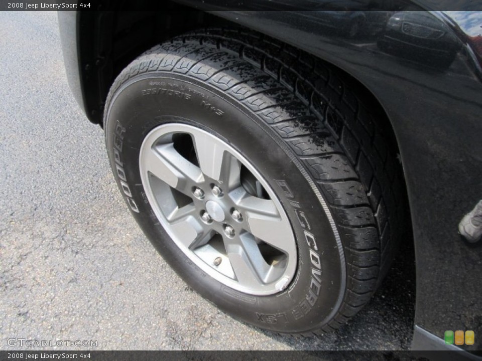 2008 Jeep Liberty Sport 4x4 Wheel and Tire Photo #53211287