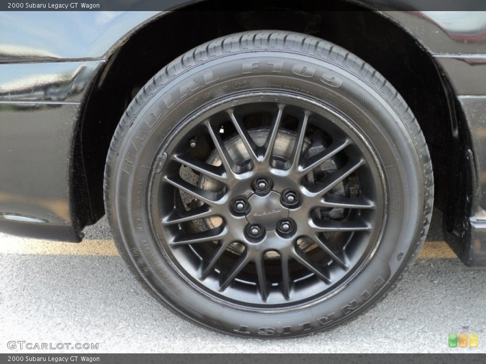 2000 Subaru Legacy GT Wagon Wheel and Tire Photo #53223170