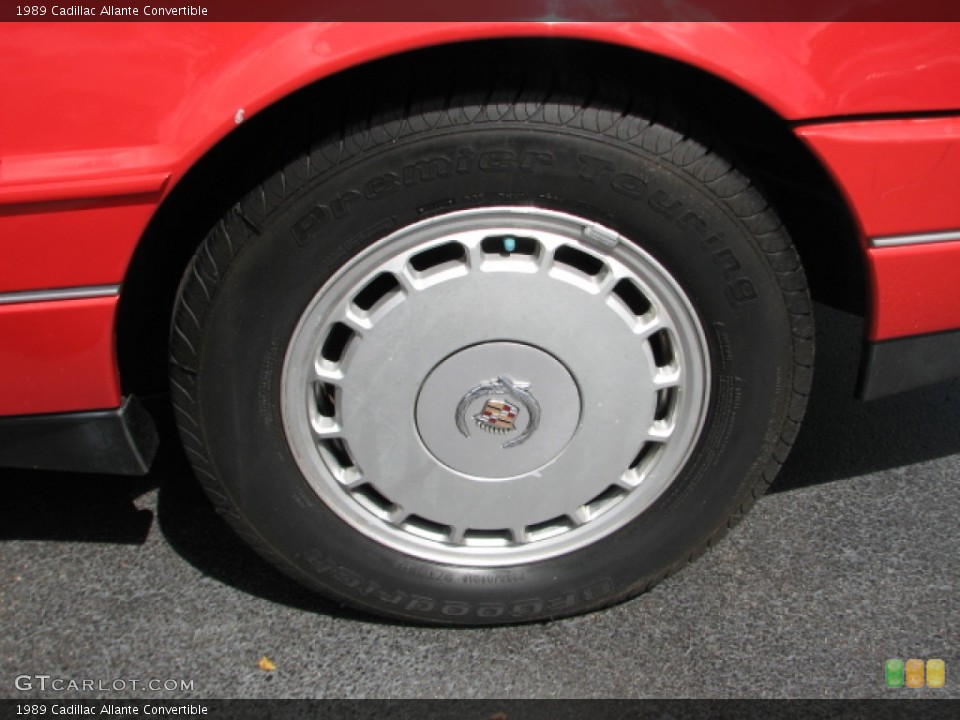 1989 Cadillac Allante Convertible Wheel and Tire Photo #53235426