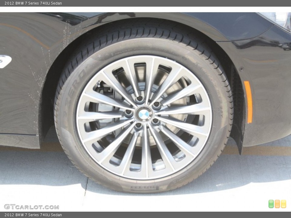 2012 BMW 7 Series 740Li Sedan Wheel and Tire Photo #53242755