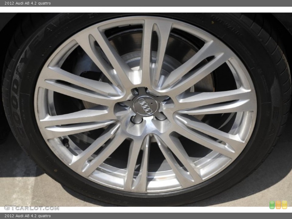 2012 Audi A8 4.2 quattro Wheel and Tire Photo #53242863