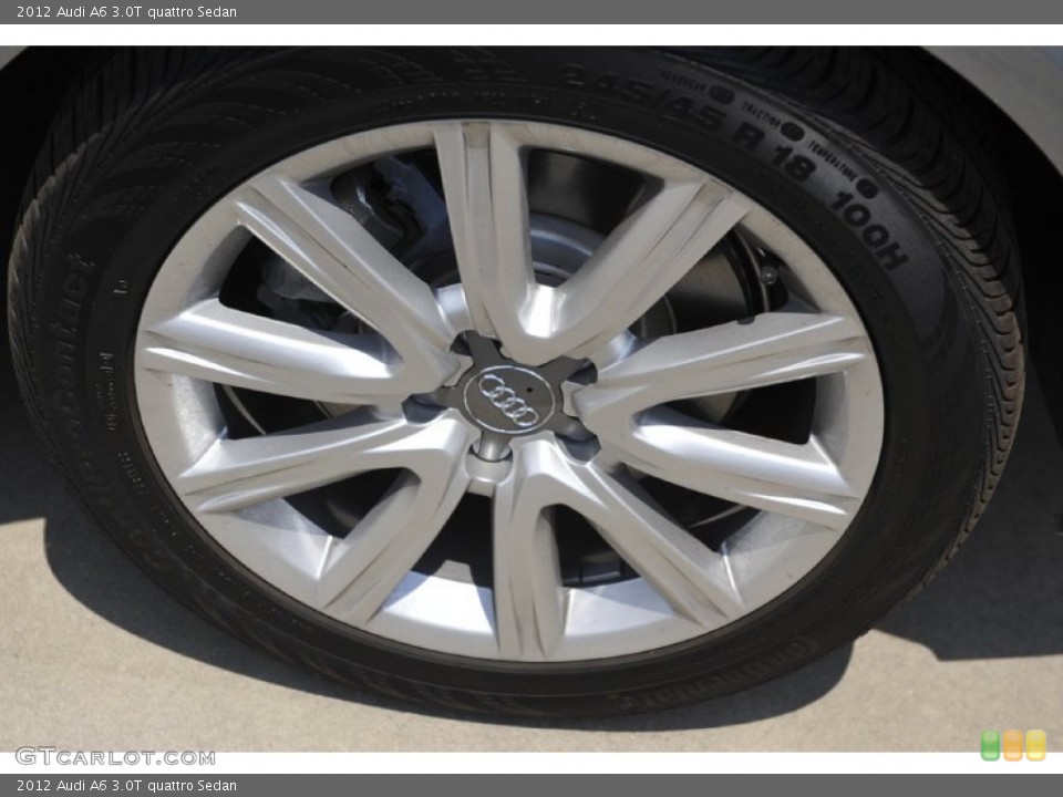 2012 Audi A6 3.0T quattro Sedan Wheel and Tire Photo #53243205