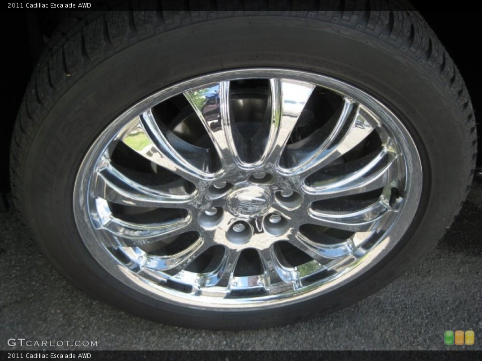 2011 Cadillac Escalade AWD Wheel and Tire Photo #53248096