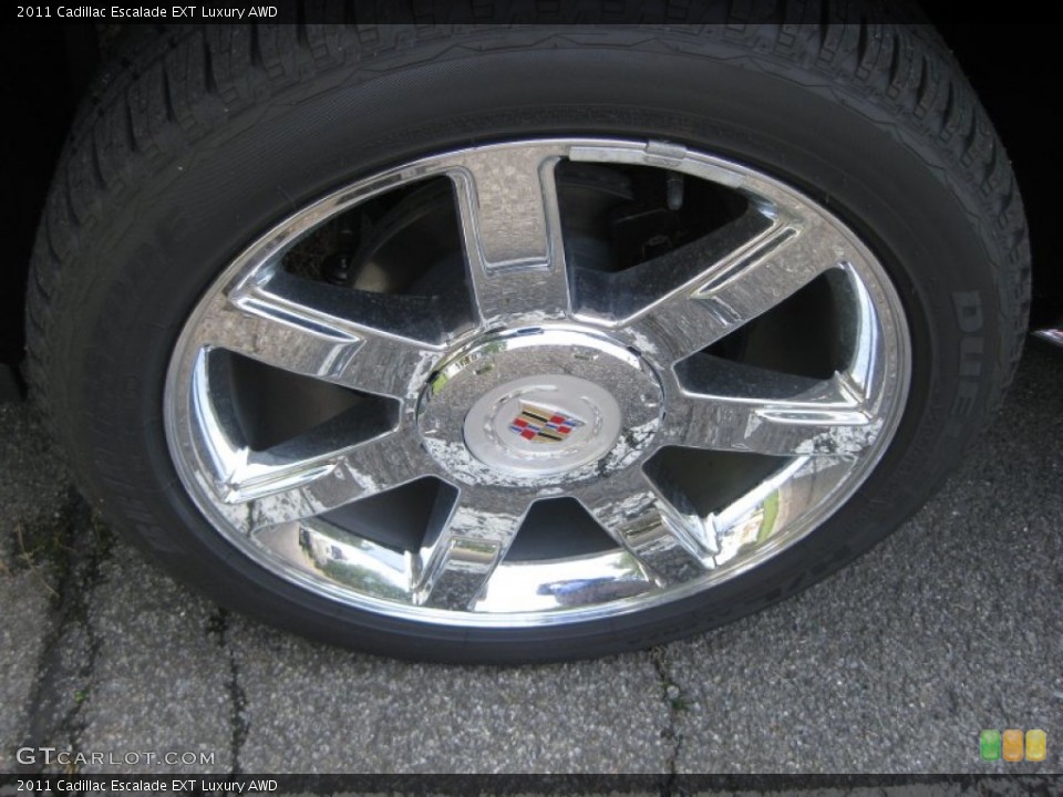 2011 Cadillac Escalade EXT Luxury AWD Wheel and Tire Photo #53248186