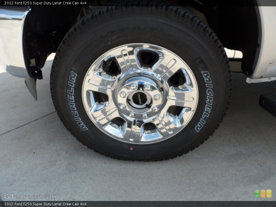 2012 Ford F250 Super Duty Lariat Crew Cab 4x4 Wheel and Tire Photo #53248711