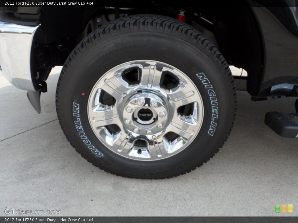 2012 Ford F250 Super Duty Lariat Crew Cab 4x4 Wheel and Tire Photo #53249401