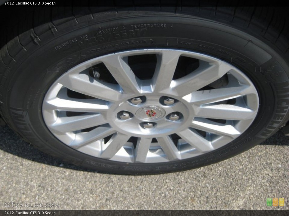 2012 Cadillac CTS 3.0 Sedan Wheel and Tire Photo #53249452