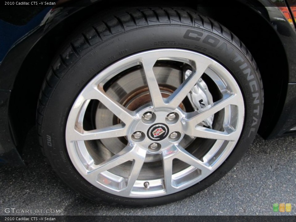 2010 Cadillac CTS -V Sedan Wheel and Tire Photo #53251582