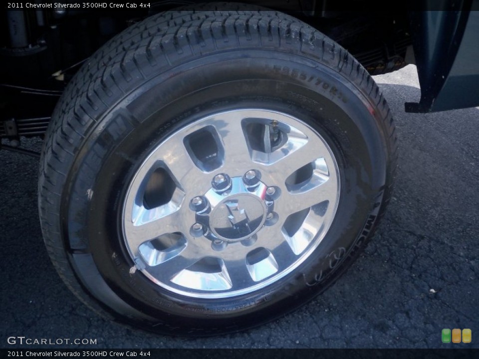 2011 Chevrolet Silverado 3500HD Crew Cab 4x4 Wheel and Tire Photo #53258698
