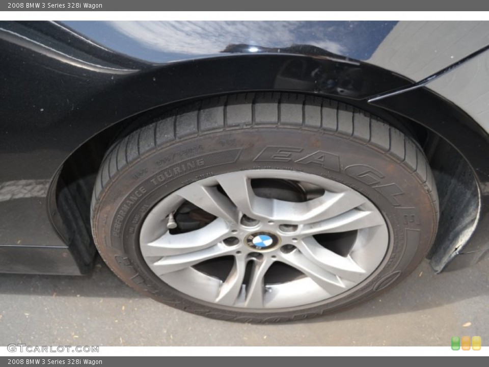 2008 BMW 3 Series 328i Wagon Wheel and Tire Photo #53258989