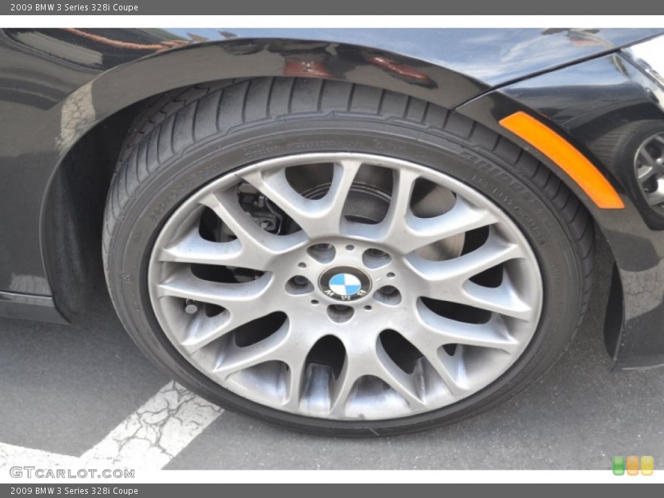 2009 BMW 3 Series 328i Coupe Wheel and Tire Photo #53259085