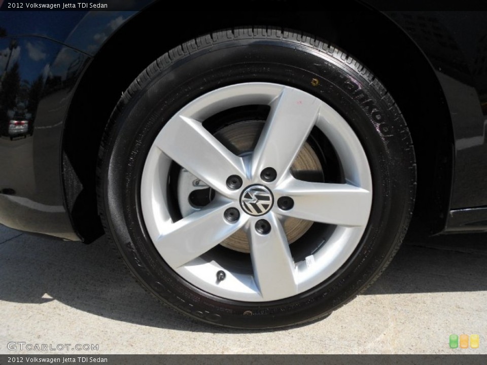 2012 Volkswagen Jetta TDI Sedan Wheel and Tire Photo #53261920
