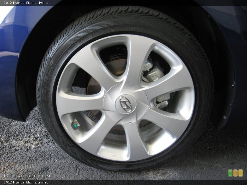 2012 Hyundai Elantra Limited Wheel and Tire Photo #53262259