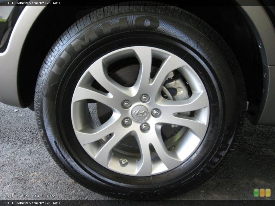 2011 Hyundai Veracruz GLS AWD Wheel and Tire Photo #53263987