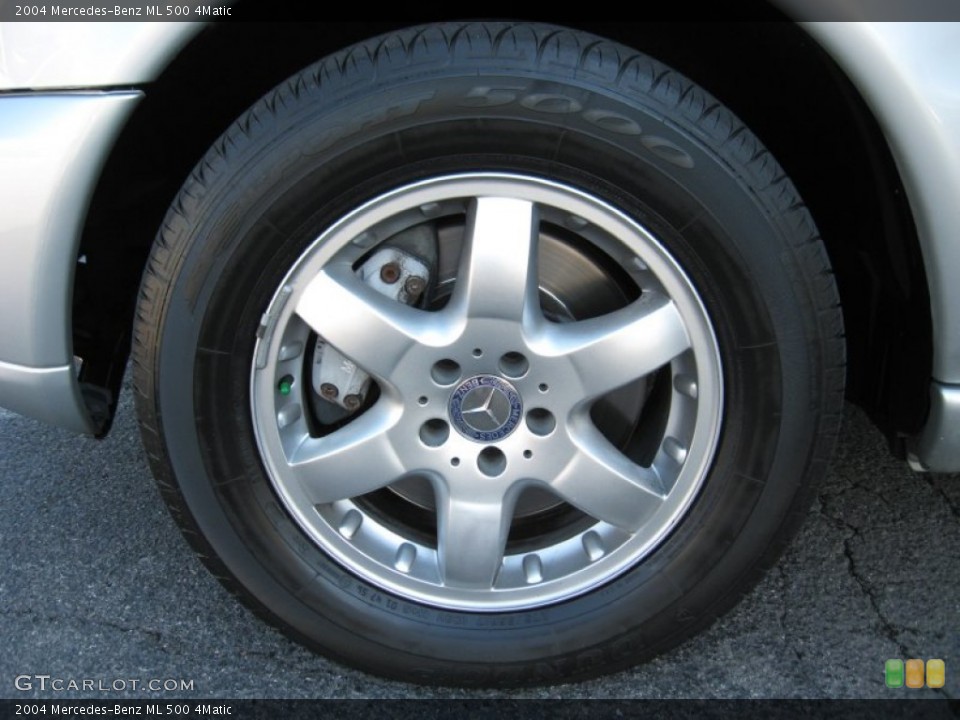 2004 Mercedes-Benz ML 500 4Matic Wheel and Tire Photo #53266414