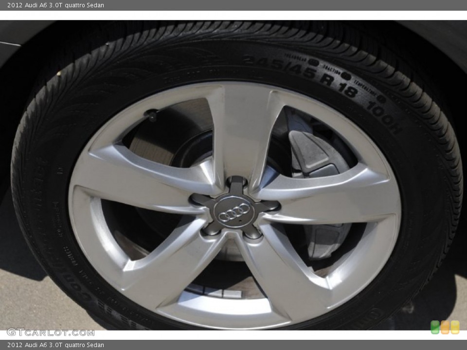 2012 Audi A6 3.0T quattro Sedan Wheel and Tire Photo #53268607