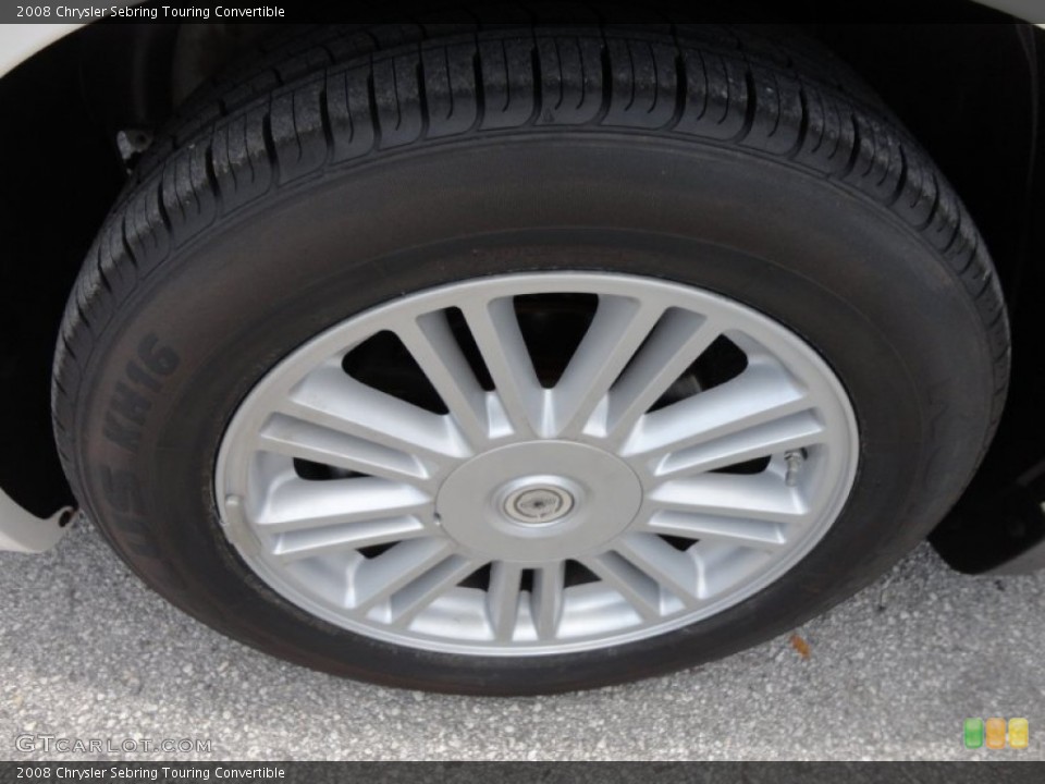 2008 Chrysler Sebring Touring Convertible Wheel and Tire Photo #53273938