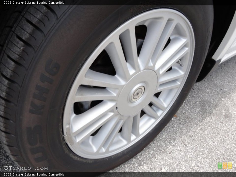 2008 Chrysler Sebring Touring Convertible Wheel and Tire Photo #53273947