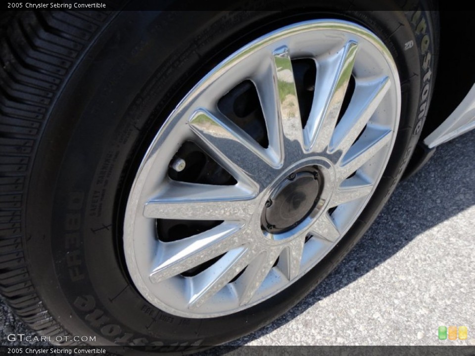 2005 Chrysler Sebring Convertible Wheel and Tire Photo #53275603