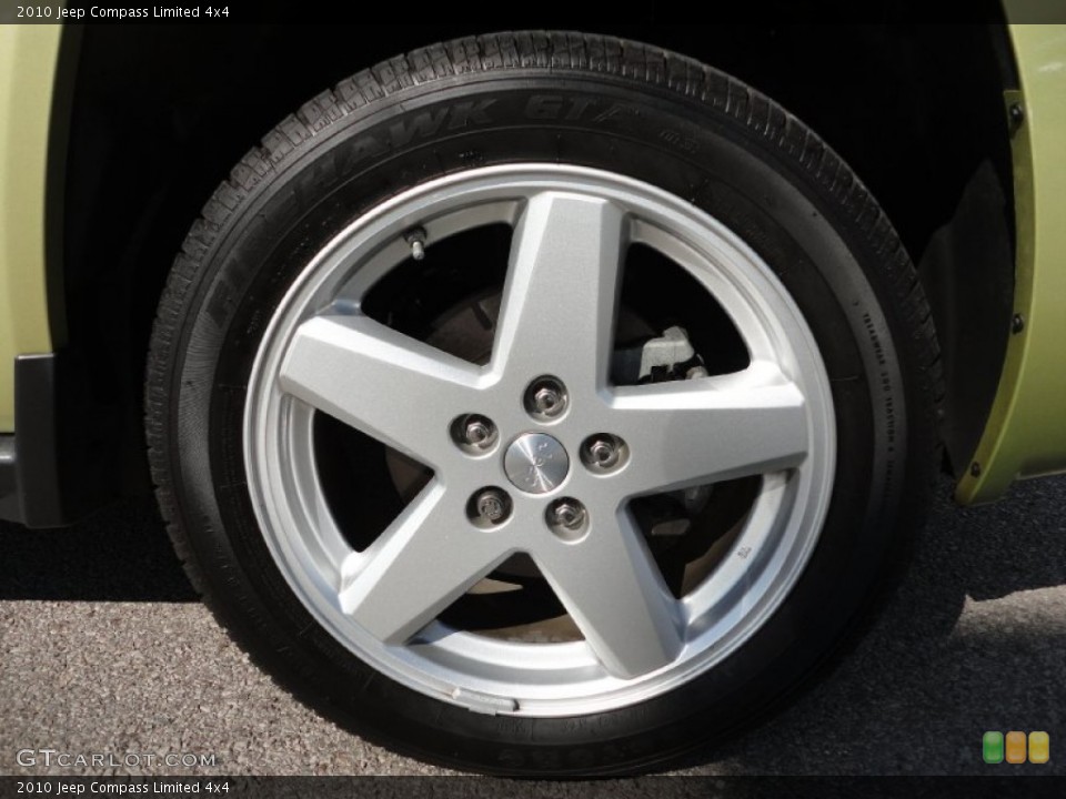 2010 Jeep Compass Limited 4x4 Wheel and Tire Photo #53285730