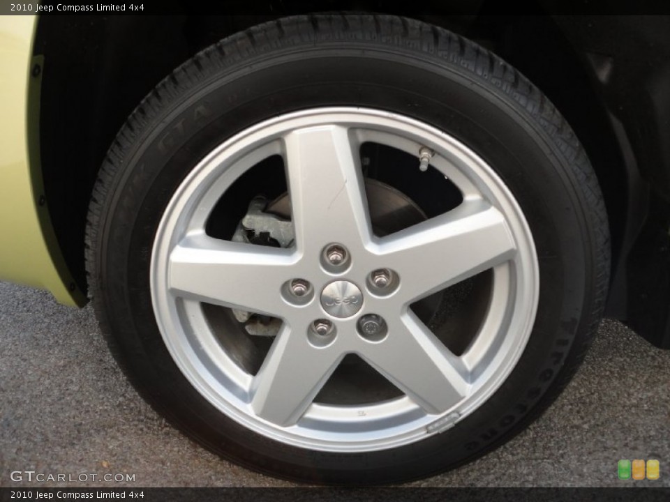 2010 Jeep Compass Limited 4x4 Wheel and Tire Photo #53285745