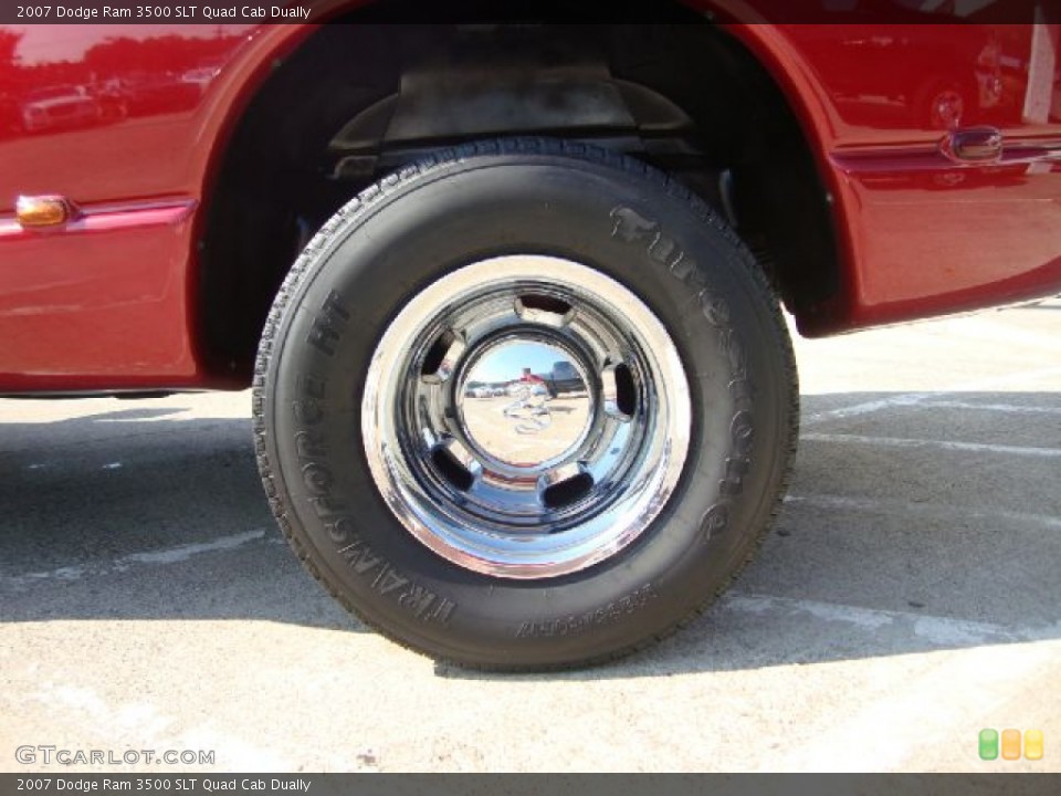 2007 Dodge Ram 3500 SLT Quad Cab Dually Wheel and Tire Photo #53300133