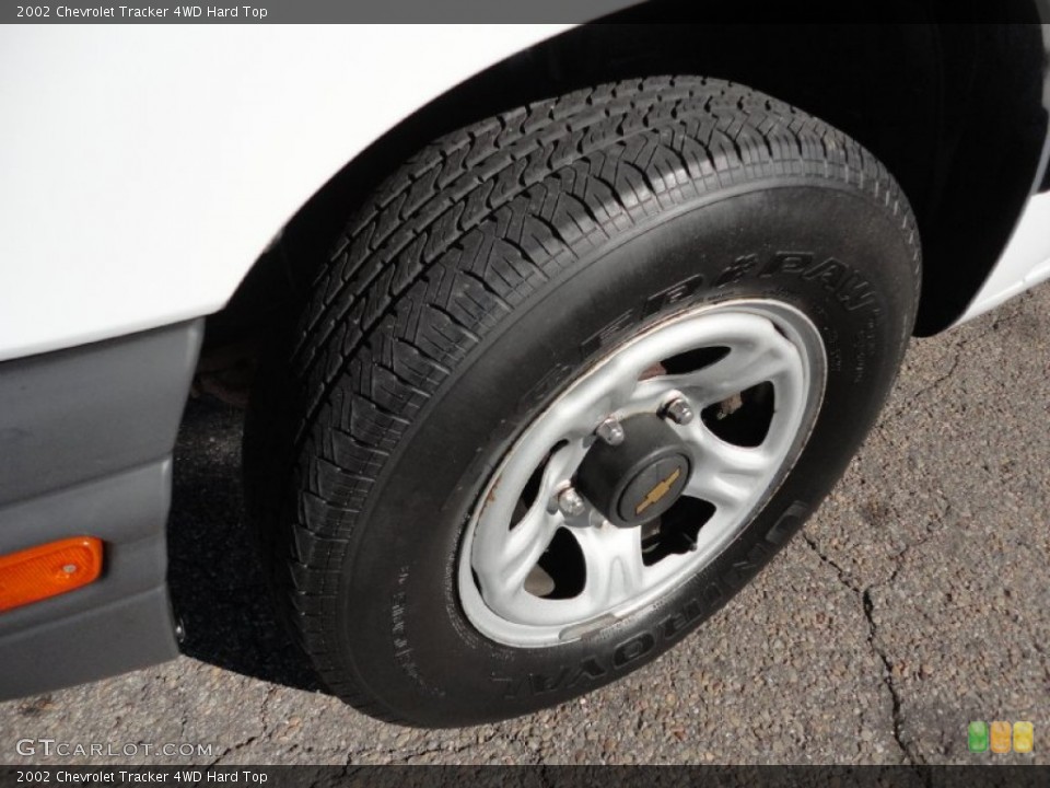 2002 Chevrolet Tracker 4WD Hard Top Wheel and Tire Photo #53300322