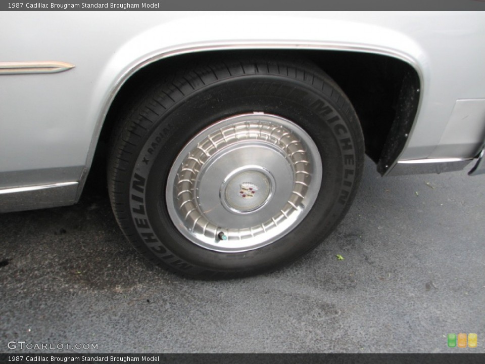 1987 Cadillac Brougham Wheels and Tires