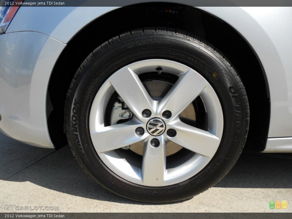 2012 Volkswagen Jetta TDI Sedan Wheel and Tire Photo #53305005