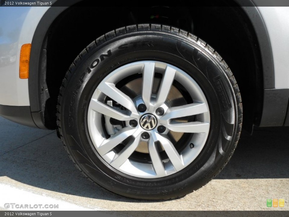 2012 Volkswagen Tiguan S Wheel and Tire Photo #53305341