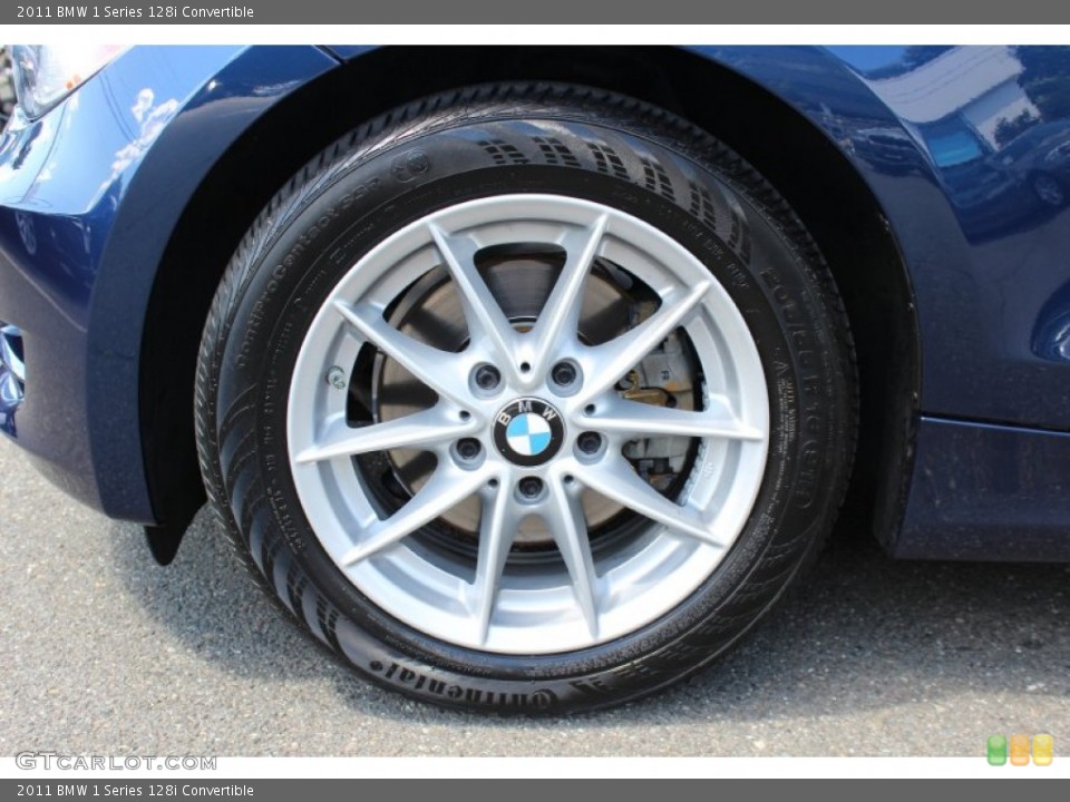 2011 BMW 1 Series 128i Convertible Wheel and Tire Photo #53308347